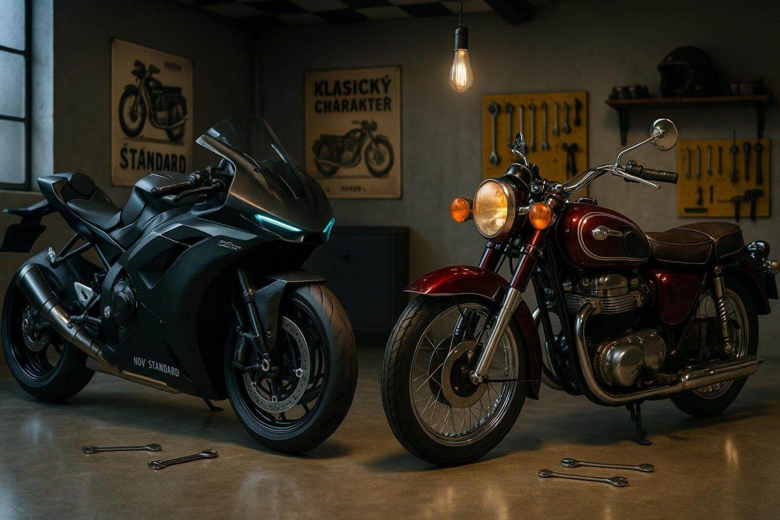 Výmena smeroviek motocykla